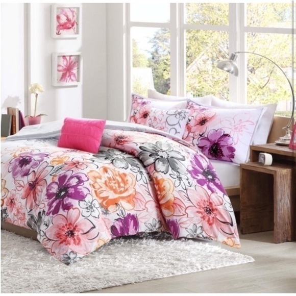 Intelligent Design 5pc Floral Comforter Set - Picture 1 of 5